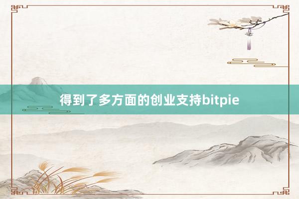 得到了多方面的创业支持bitpie