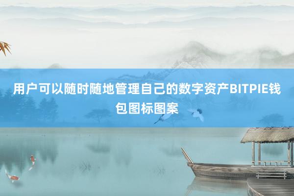 用户可以随时随地管理自己的数字资产BITPIE钱包图标图案