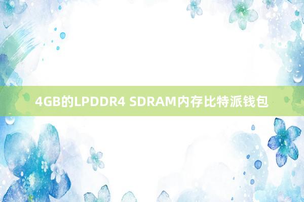 4GB的LPDDR4 SDRAM内存比特派钱包