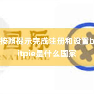 按照提示完成注册和设置bitpie是什么国家