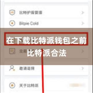 在下载比特派钱包之前比特派合法