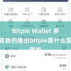 Bitpie Wallet 多语言版的推出bitpie是什么国家