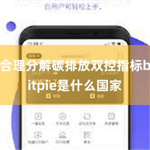 合理分解碳排放双控指标bitpie是什么国家