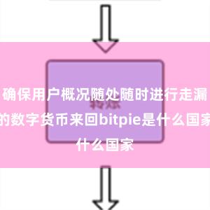 确保用户概况随处随时进行走漏的数字货币来回bitpie是什么国家