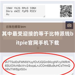 其中最受迎接的等于比特派钱bitpie官网手机下载